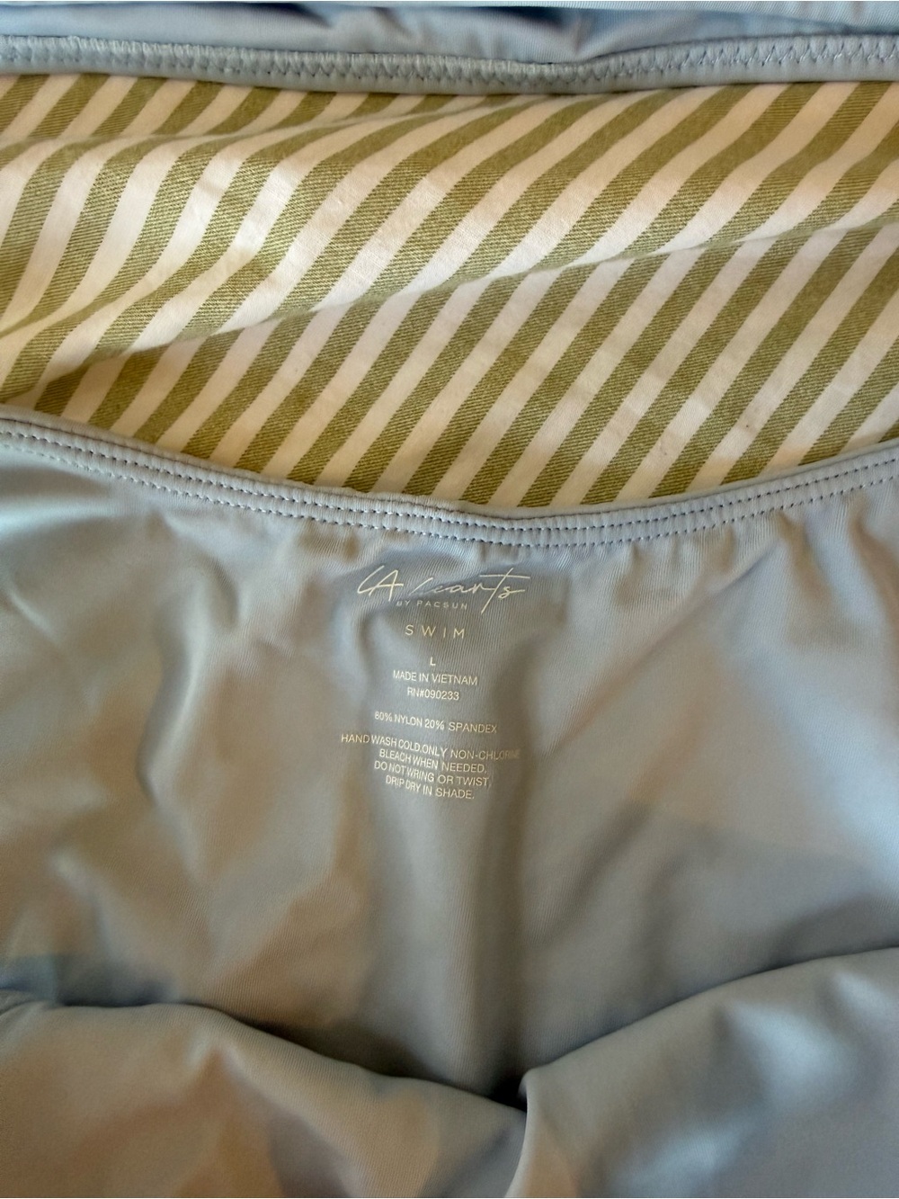 PacSun Light Blue Bandeau Bikini Set - Picture 2 of 4